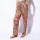 Pantalon Palazzo imprimé rétro 100% viscose durable