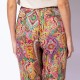 Pantalon Palazzo imprimé rétro 100% viscose durable