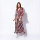 Robe longue 100% viscose durable imprimé exclusif gypset