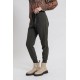 Pantalon esprit néo-jogging coloris kaki