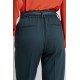 Pantalon coupe carotte coloris cèdre