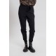 Pantalon esprit néo-jogging coloris noir