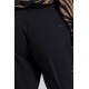 Pantalon esprit néo-jogging coloris noir