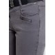 Pantalon coupe slim galbante coloris gris