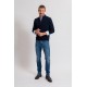 Polo seconde peau coloris navy