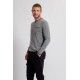 Pull fin gris et noir