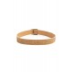 Ceinture en simili cuir bronze et petits clous