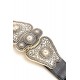 Ceinture élastique noir et maxi boucle bijou
