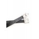 Ceinture en simili cuir noir