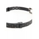 Ceinture en simili cuir noir