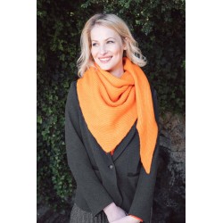 Triangle en maille orange