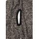 Echarpe 2 en 1 en tweed noir lurex