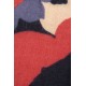 Grand carré imprimé floral multicolore
