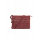 Sac forme pochette rectangulaire coloris lie de vin