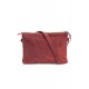 Sac forme pochette rectangulaire coloris lie de vin