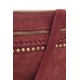 Sac forme pochette rectangulaire coloris lie de vin