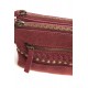 Sac forme pochette rectangulaire coloris lie de vin