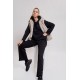 Sweat oversized noir et lurex