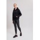 Sweat oversized noir et lurex