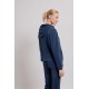 Gilet ultra doux en modal bleu