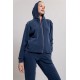 Gilet ultra doux en modal bleu