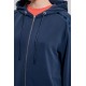 Gilet ultra doux en modal bleu