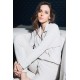 Sweat maille velours coloris pearl