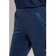 Pantalon ultra doux en modal bleu