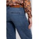 Jean large bleu foncé