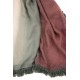 Poncho tie and dye kaki et rose