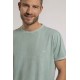 T-shirt bleu turquoise 100% coton responsable