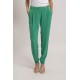 Pantalon coupe cargo vert