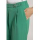Pantalon coupe cargo vert