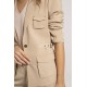 Veste tailleur esprit saharienne coloris beige