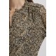 Robe longue imprimé léopard