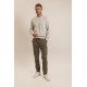 Pantalon néo jogging coloris kaki