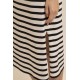 Robe longue marinière