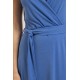 Robe longue bleue