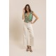 Jeans Wide Leg Weiß