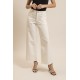 Jeans Wide Leg Weiß