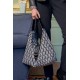 Sac monogramme noir et écru