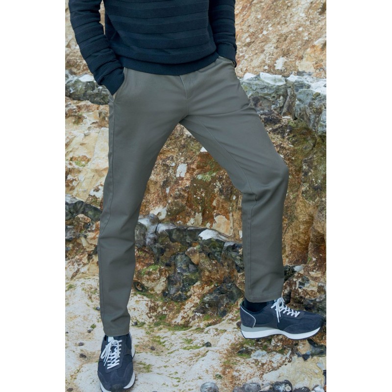 Pantalon chino kaki clair