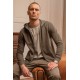 Gilet molleton kaki clair