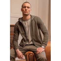 Fleece-Weste khaki hell