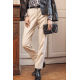 Pantalon cigarette crème