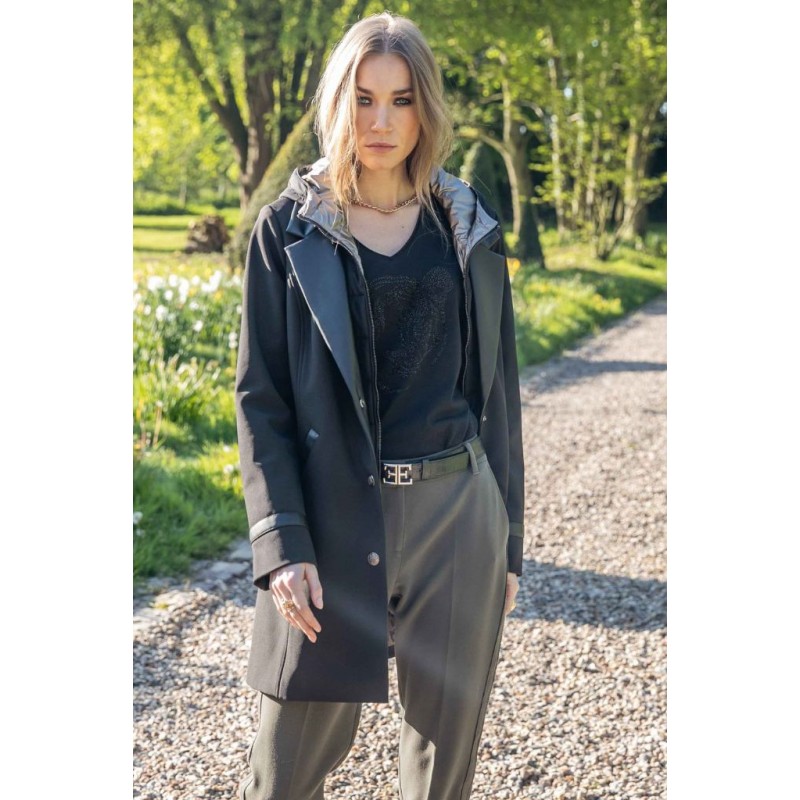 Parka 2 en 1 noir