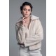 Blouson réversible beige