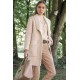 Manteau réversible écru