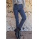 Pantalon slim bleu