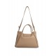 Sac cabas simili cuir beige
